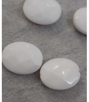 Palet ovale en quartz blanc